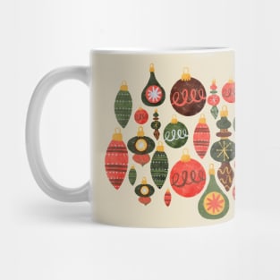 Vintage Christmas Ornaments Mug